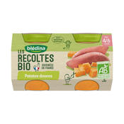 Blédina Les Récoltes ORGANIC From 4/6 months - Vegetable Jars - Sweet Potatoes 2x130g