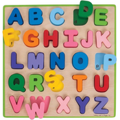 Bigjigs Toys Bigjigs Otroška abeceda Velike črke