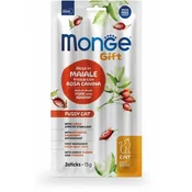 Monge Soft Sticks Fussy Cat Poslastica za macke, Šipak sa sirom, 15g