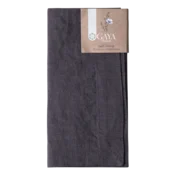 Antracitna platneni prtiček 35 x 50 cm — Gaya Ambiente - 596448