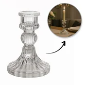 shumee Dekorativni stekleni svečnik Glamour 10 cm - SW11