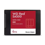 WD Red SDD disk, SA500 NAS, 4 TB (WDS400T1R0A)
