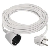 Podaljšek 10 m/1 vtičnica/beli/PVC/1,5 mm2