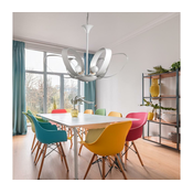 ONLI - Luster na lancu SERENA 6xE14/6W/230V beli