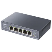 CUDY HS105 Unmanaged 5-port omrežni stikalo, kovinsko, črno