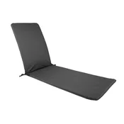 Homestar Blazina za ležalnik OHIO-2 55x190x2,5 cm temno siva vodoodporna
