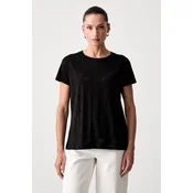 Armani Exchange kratka ženska majica z bombažem