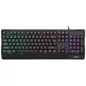 Xwave tastatura gejmerska sa RGB pozadinskim osvetljenjem crna,USA slova ( XL 01 )