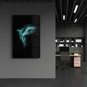 Wallity Dekorativna slika na kaljenom staklu, 46x72cm, Šarena