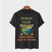 MAFIMI Majica Dobar Ulov, Crna