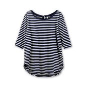 SHEEGO Majica  marine / bela