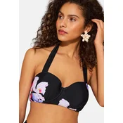 love & roses Bikini zgornji del majnica/staro roza/črna/naravno bela