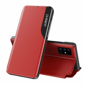 Etui/ovitek s prednjim okencem za Samsung A73 5G |  Rdeč
