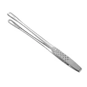 HOME & MARKER® Klešče za žar iz nerjavečega jekla 304, 28 cm, protizdrsni oprijem, toplotno odporne | TONGPRO