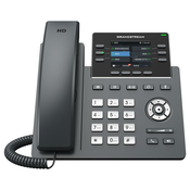Grandstream GRP2613W SIP telefon, 2.8 TFT bar zaslon, 4 SIP računa, 6 prog.tl., 2xGigabit PoE, WiFi