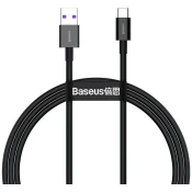 BASEUS Superior Series Type-C kabel, brzo punjenje, 66W, crni