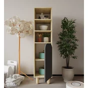 HANAH HOME Višenamenska samostojeca polica Parma 1 Sapphire Hrast Anthracite