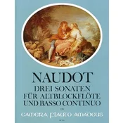 NAUDOT:DREI SONATEN ALTBLOCFLOTE