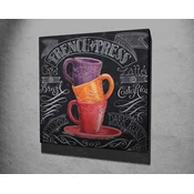 Wallity Dekorativna slika na platnu, 45x45cm, Šarena