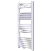 vidaXL Kopalniški Cevni radiator za Centralno z Zaobljenimi Cevmi 500x1160 mm