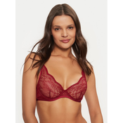 Hunkemöller Nedrček s kostjo 206365 Bordo rdeča