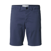 SELECTED HOMME Hlače SLHSLIM-MILES temno modra