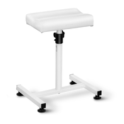 Kozmetični naslon za noge za pedikuro, nastavljiva višina do 75 cm do 80 kg - bel