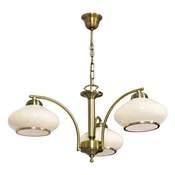 ActiveJet Klopna lampa Activejet RITA Patina, stropna razsvetljava, 3xE27, za dnevno sobo, eleganten dizajn, notranja uporaba.