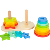 Small Foot Zložljiv stolp Rainbow Duo