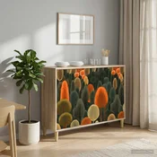 vidaXL Strani šal ZAANDAM Sonoma 102 x 33 x 75 cm Inženirski les