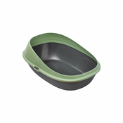 PETMAX Toalet za macke otvoreni linden green 59x39x23 cm