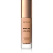Catrice Skin Like Luminous Foundation tekoči puder z učinkom osvetljevanja z vlažilnim učinkom odtenek 032W 30 ml