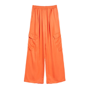 Bershka Kargo hlače, oranžna