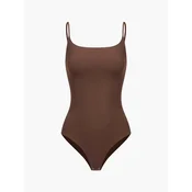 cfab Oblikovanje postave Cami Bodysuit mit String rjava