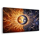 Slika sozvočje sonca in lune - 40x30