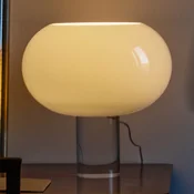 Foscarini namizna svetilka Buds 2, bela, steklo, plastika, E27 - Dnevna soba/jedilnica - Dizajn