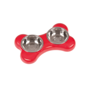 The Bone Bowl Dog Red
