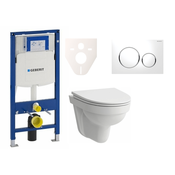 H8201500000001 Laufen Pro Nordic wc školjka s kompletom Geberit Duofix 111.300.00.5 Sigma20