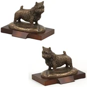 shumee Norwiški terier - pasja figurica, pisarniška figurica, pokal za pasjo razstavo znamke Art-Dog