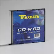 Traxdata - MED CD disk TRX CD-R 52x SLIM BOX 1