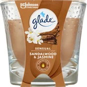 Dišeča sveča Glade Sandalovina in jasmin, 112 g