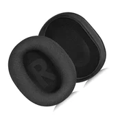INF Črne bombažne ušesne blazinice za Logitech G PRO X (2 kosa), (5000088576)