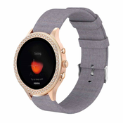 Remen za sat Fossil Gen 4 Elastic - sivi