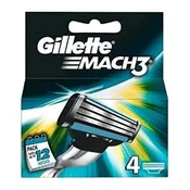 Gillette Mach 3 nadomestna rezila 4 kosi