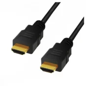 LogiLink HDMI kabel 8K/60Hz, 1m - ultra visoka hitrost, podpira 10K in 4K/120Hz, črne barve