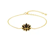 Alster Herz Zapestnica Bali Midnight Lotus zlata