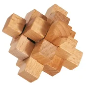 Logicka drvena 3D slagalica Fridolin - Blok zvijezda