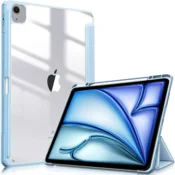 GS Ovitek za iPad Air 11 M4 2026/M3 2025/M2 2024, Smartcase Hybrid, z držalom za pisalo, moder