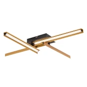 RABALUX LED plafonjera Remiel crna