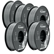 Smart Print 5x TPU Siva Filament 1.75?mm - Smart Print Fleksibilni Filament za 3D Tisk (1?kg Kolut)